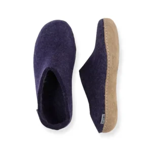 Glerups Glerups^Slip-on with Leather Sole - Purple