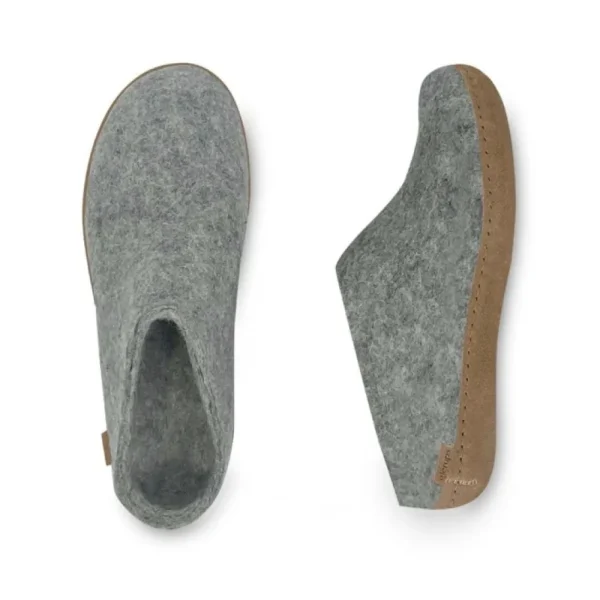 Glerups Glerups | Glerups^Slip-on with Leather Sole - Grey