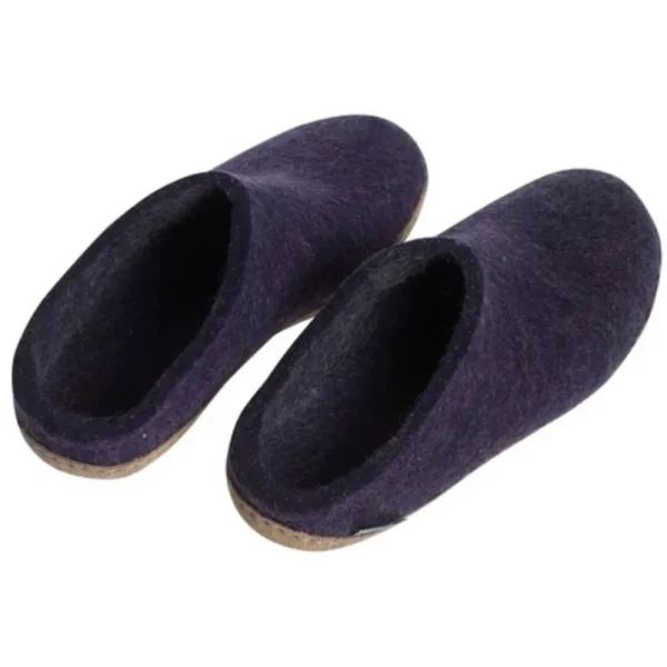 Glerups Glerups^Slip-on with Leather Sole - Purple