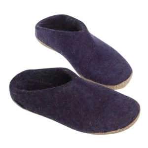 Glerups Glerups^Slip-on with Leather Sole - Purple