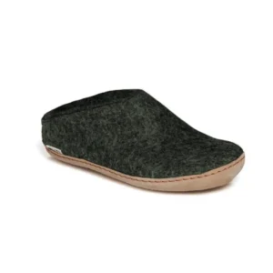 Glerups Glerups | Glerups^Slip-on with Leather Sole - Forest