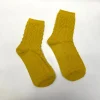 Very J Women's^Solid Argyle Crew Sock - Yellow