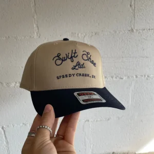 Swift Shoe Ball Caps^Speedy Creek Hat - Beige/Navy