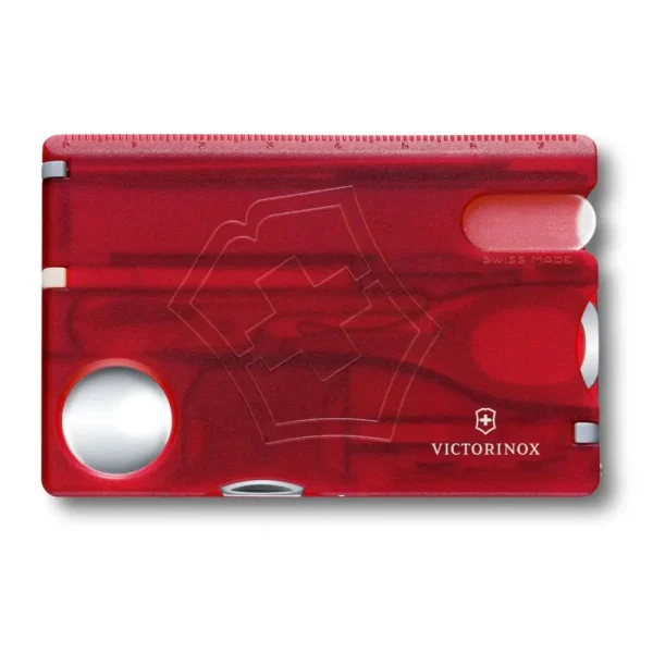 Swiss Army Knives Knives^Swiss Card Nailcare - Red