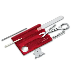 Swiss Army Knives Knives^Swiss Card Nailcare - Red